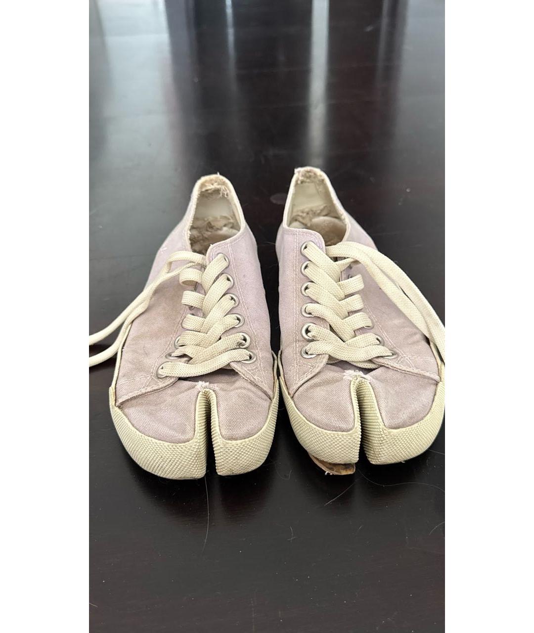 MAISON MARGIELA Фиолетовые кеды, фото 2