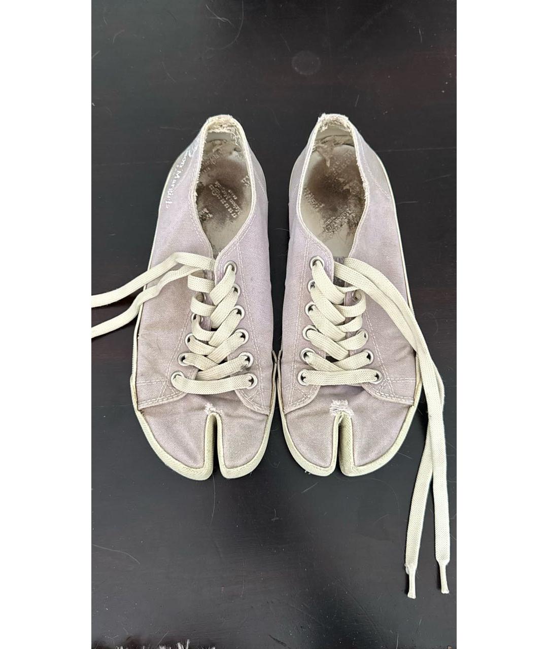 MAISON MARGIELA Фиолетовые кеды, фото 3