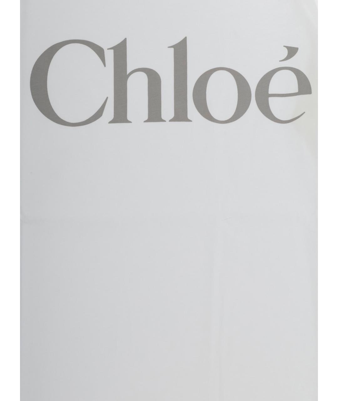 CHLOE Белый хлопковый детская футболка / топ, фото 3