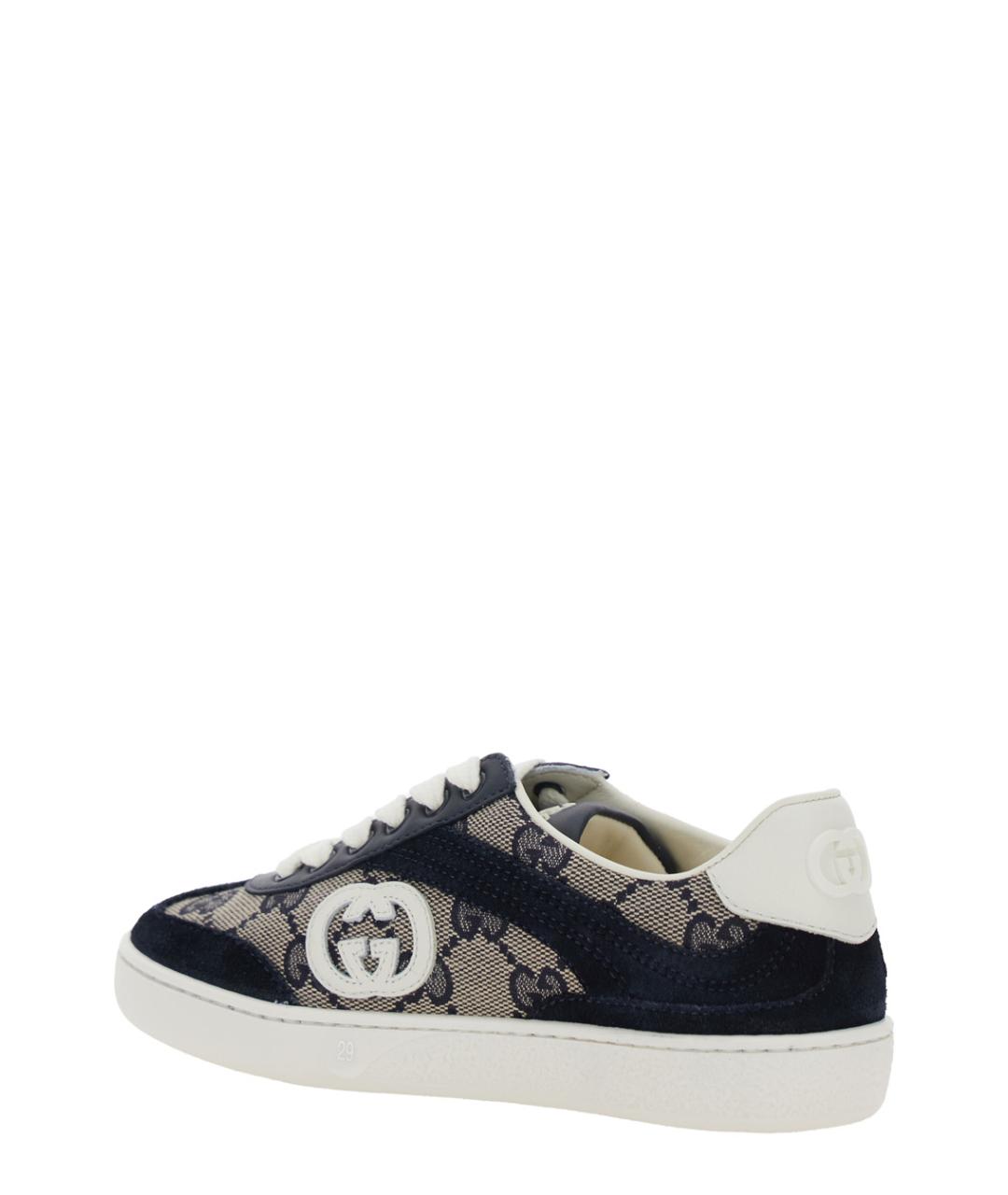 GUCCI Синие кеды, фото 3