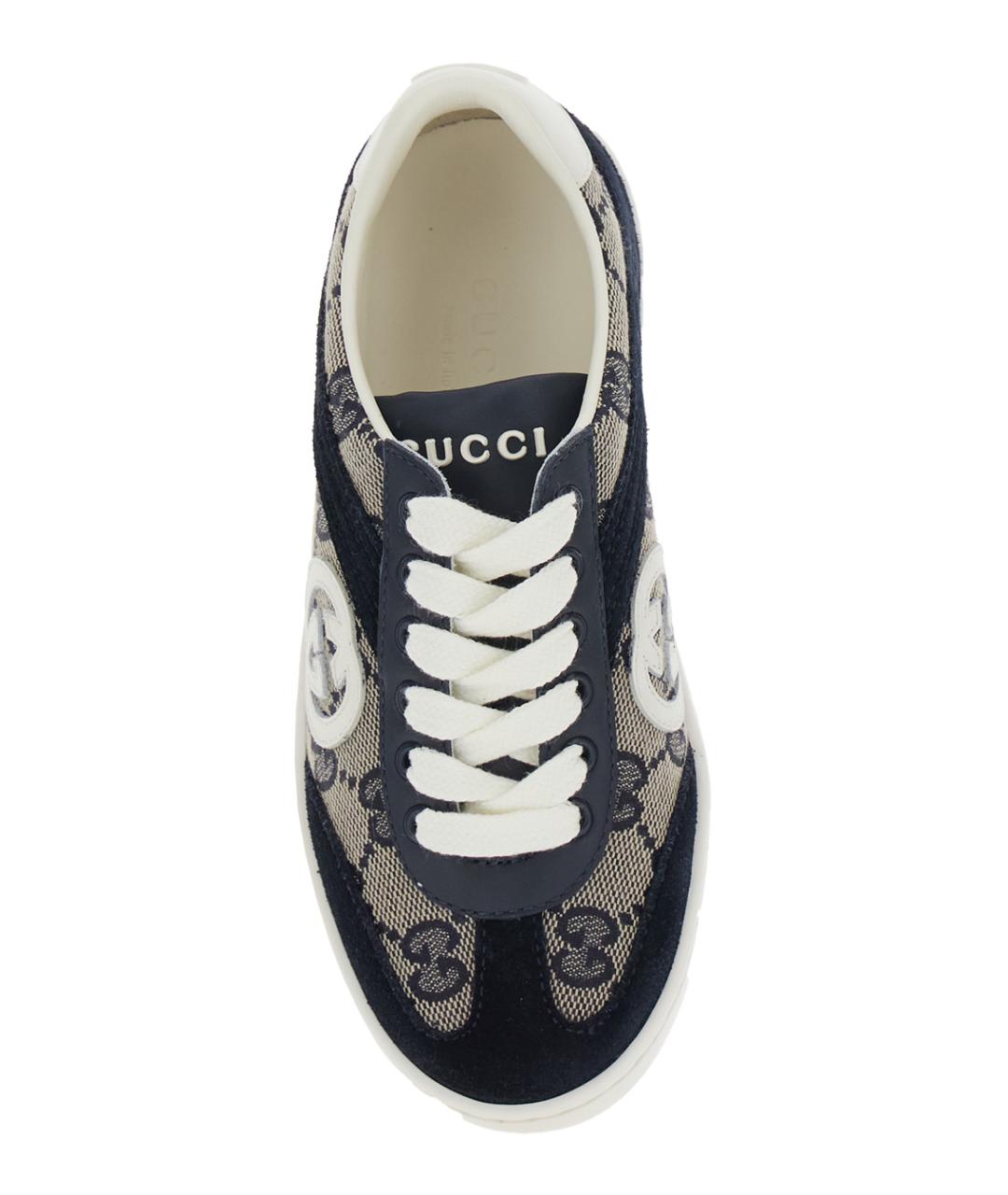 GUCCI Синие кеды, фото 4