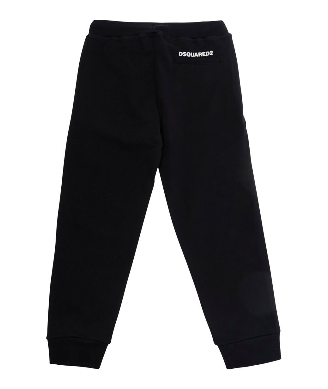 DSQUARED2 Черные хлопковые брюки и шорты, фото 2