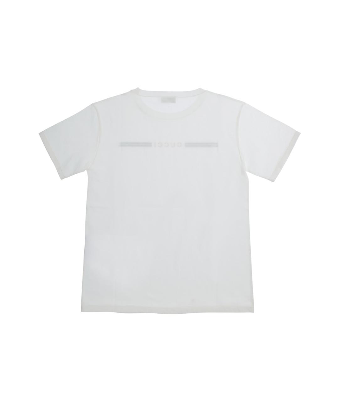 GUCCI KIDS Белая хлопковая детская футболка, фото 2