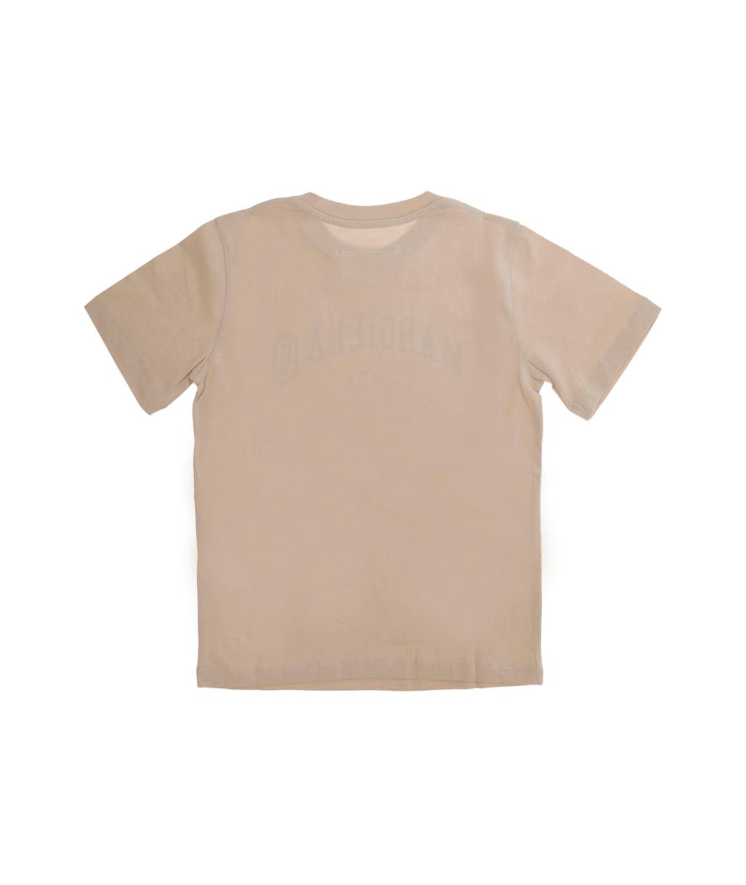MM6 MAISON MARGIELA Мульти хлопковая детская футболка, фото 2