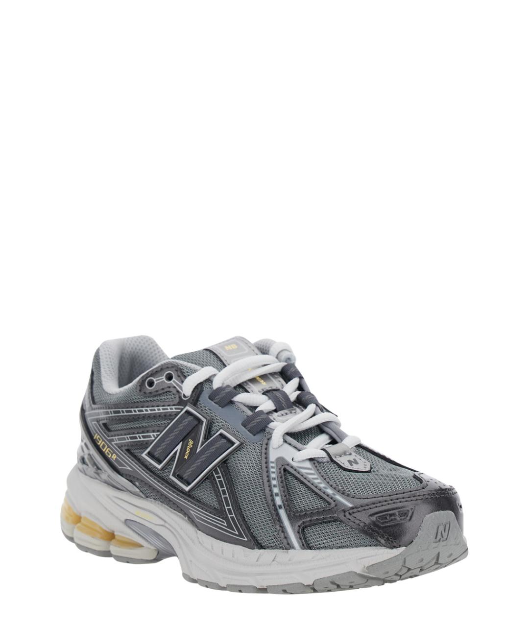 NEW BALANCE Серые синтетические кеды, фото 2