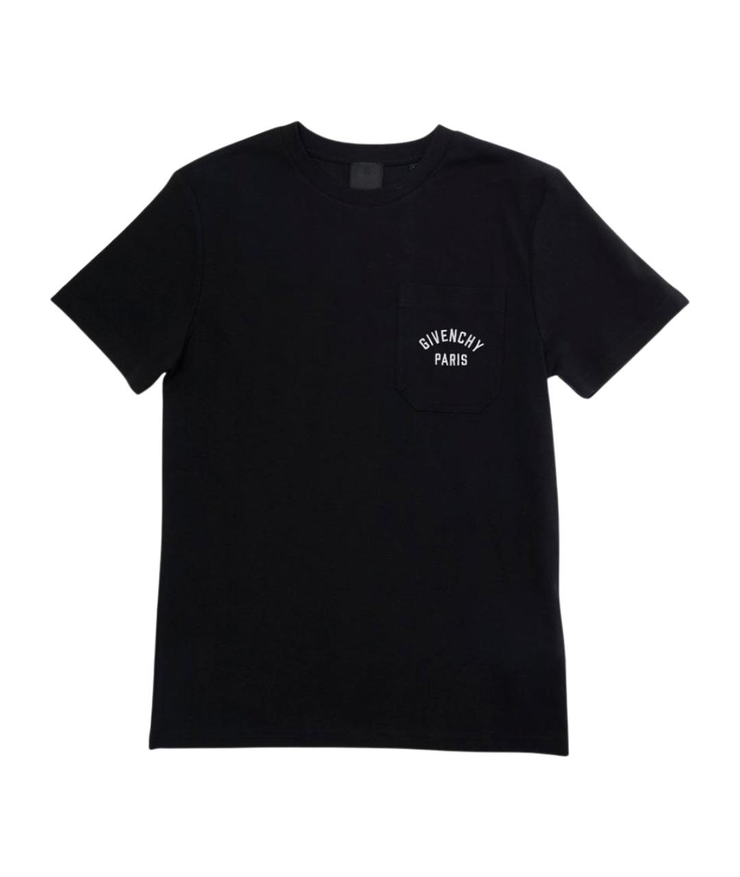 GIVENCHY Черная хлопковая детская футболка, фото 1