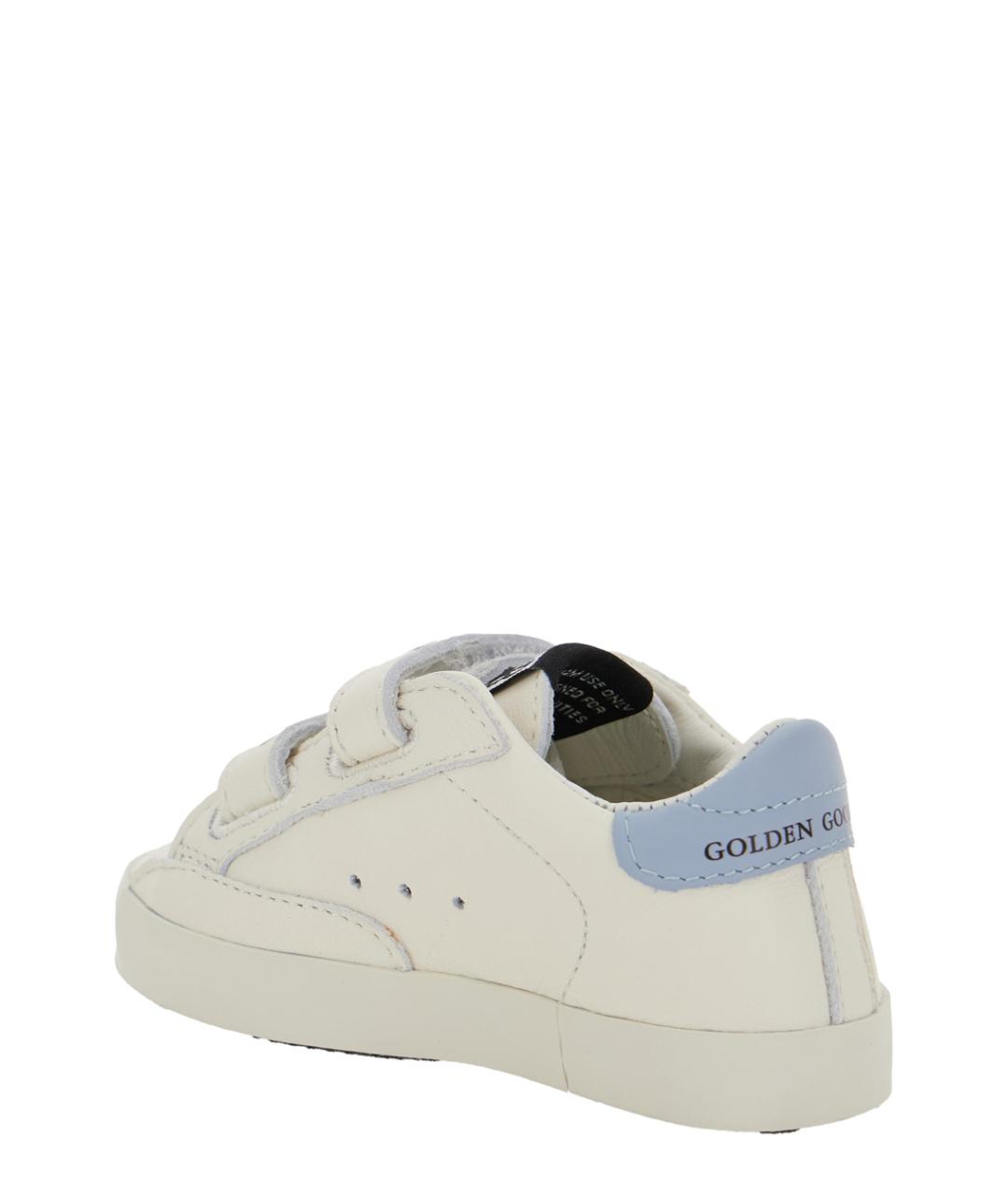 GOLDEN GOOSE Белые кожаные кеды, фото 3