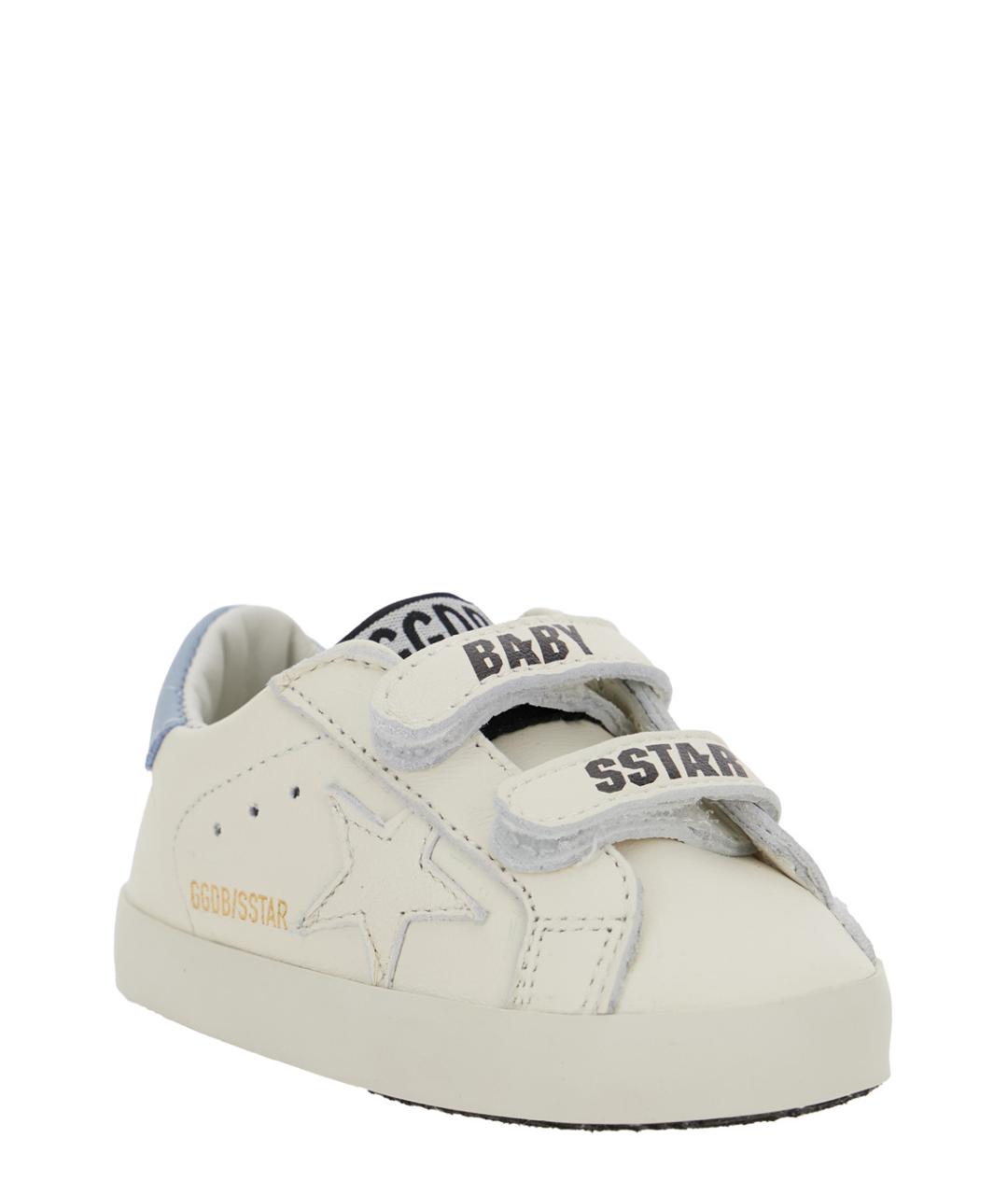GOLDEN GOOSE Белые кожаные кеды, фото 2