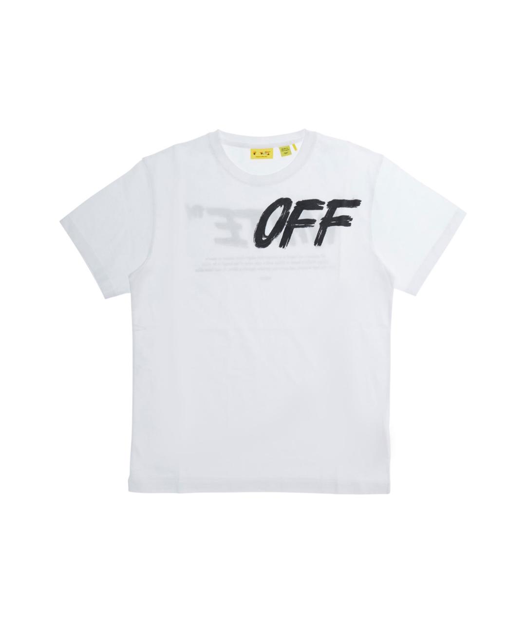 OFF-WHITE Белая хлопковая детская футболка, фото 1