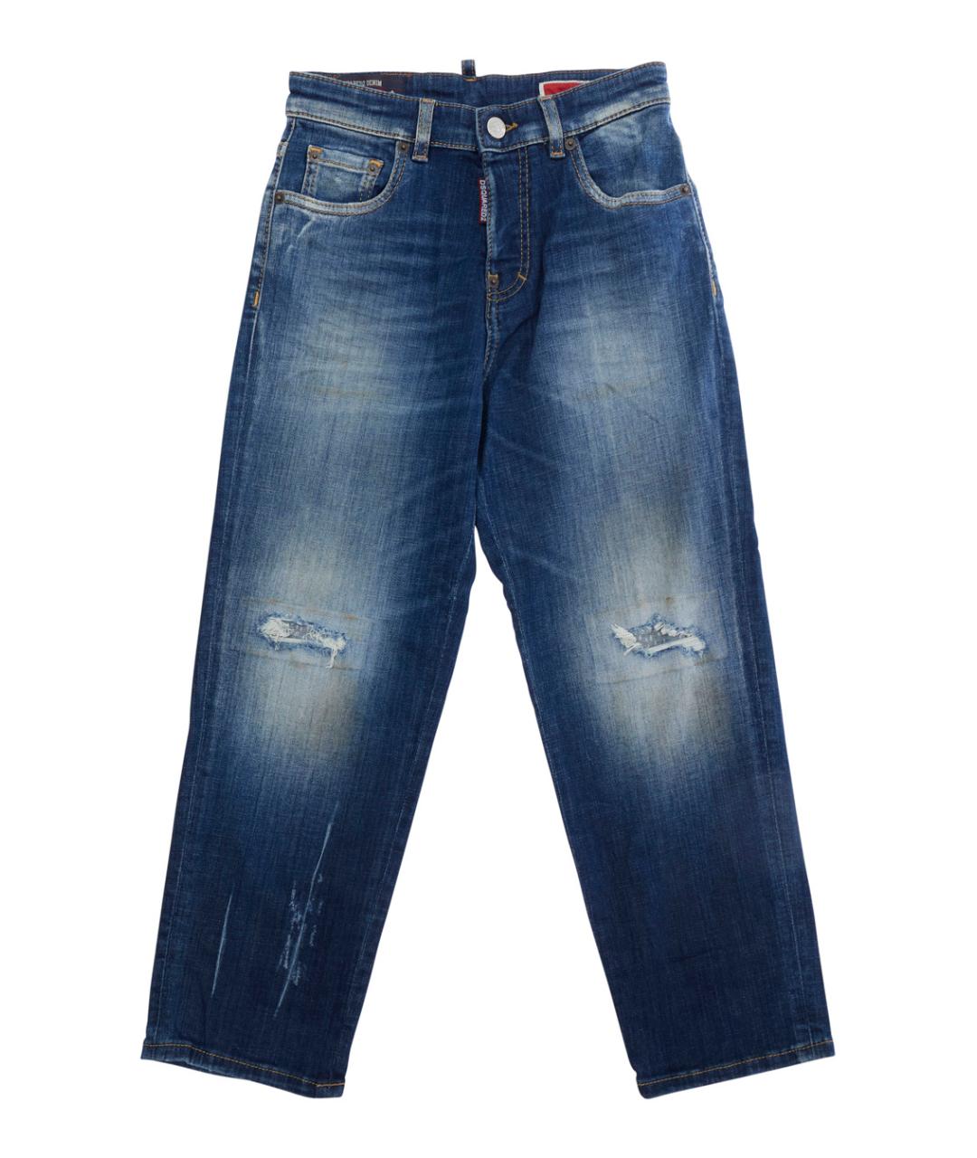 DSQUARED2 Синие хлопковые детские джинсы, фото 1