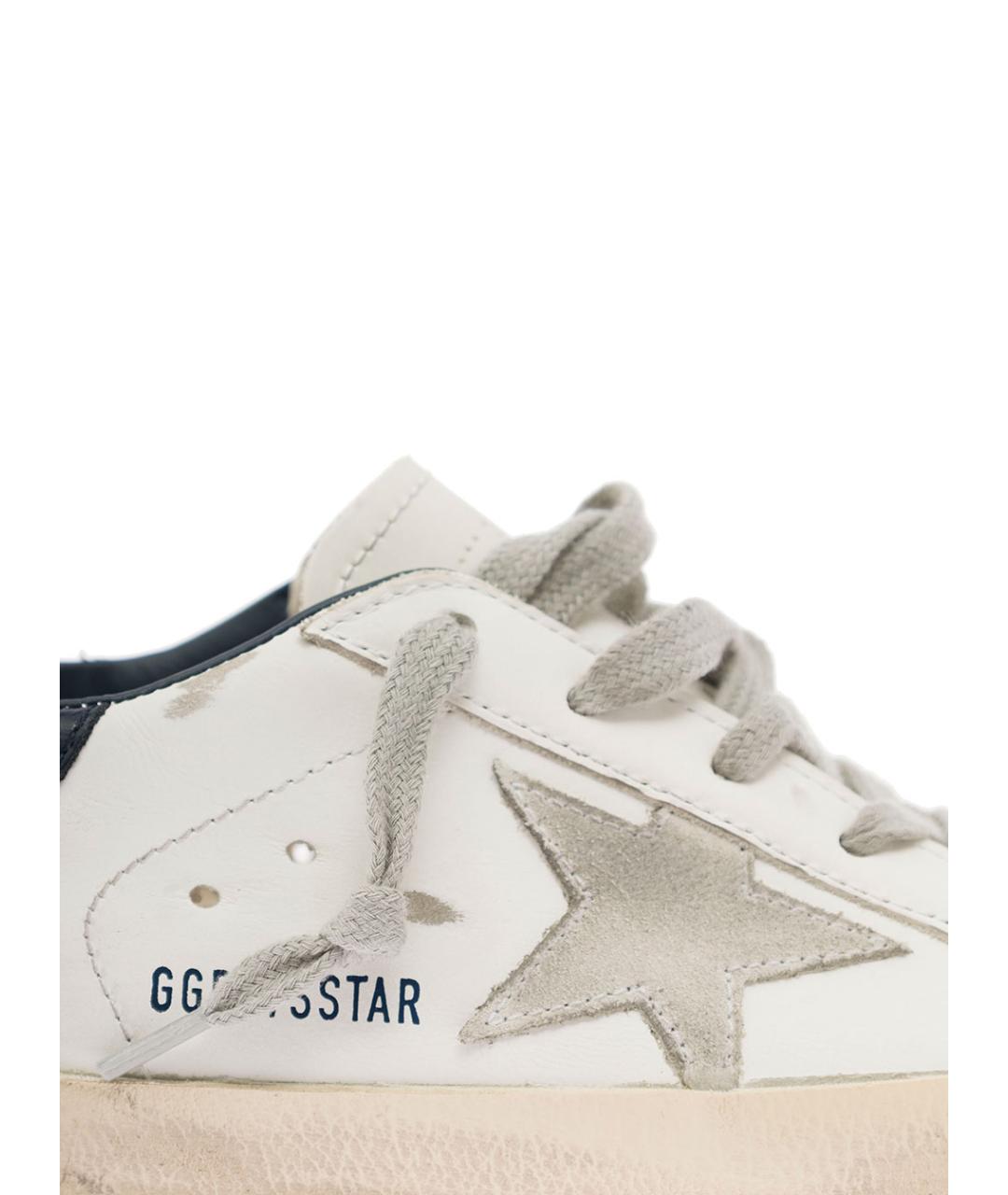 GOLDEN GOOSE Белые кожаные кеды, фото 4