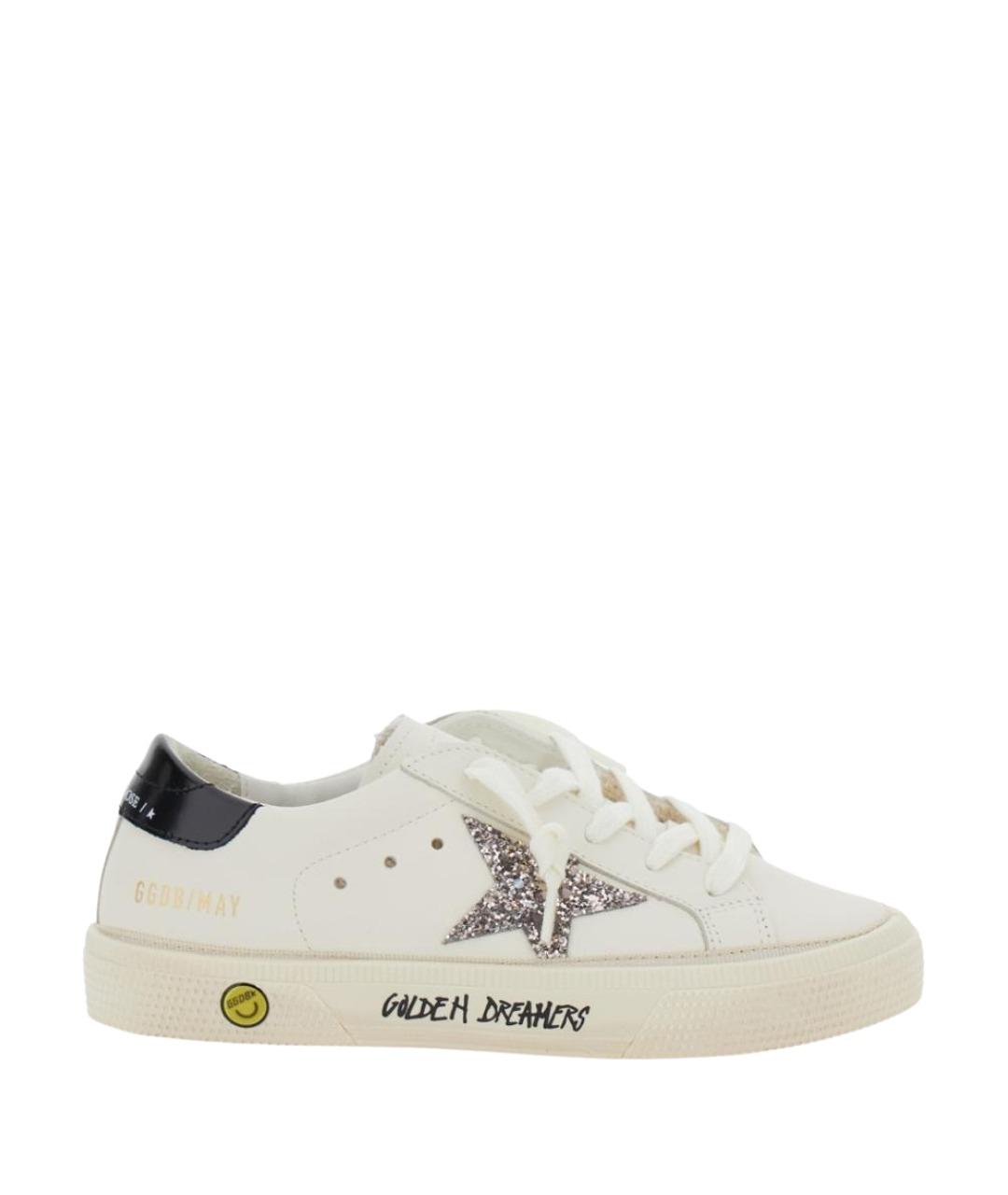 GOLDEN GOOSE Белые кожаные кеды, фото 1