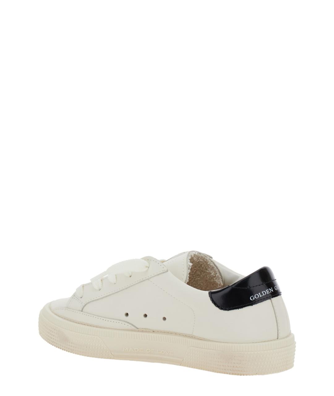 GOLDEN GOOSE Белые кожаные кеды, фото 3