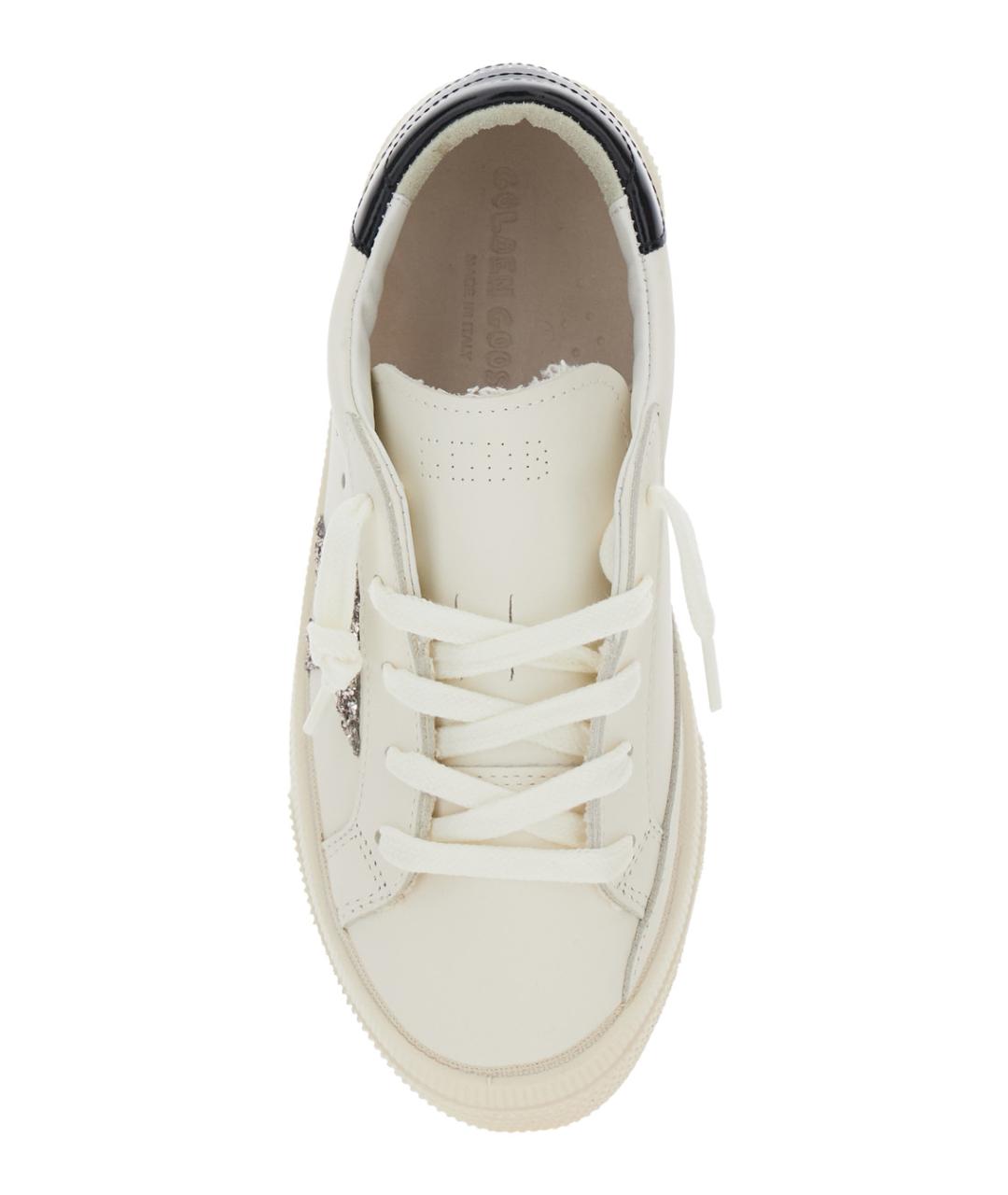 GOLDEN GOOSE Белые кожаные кеды, фото 4