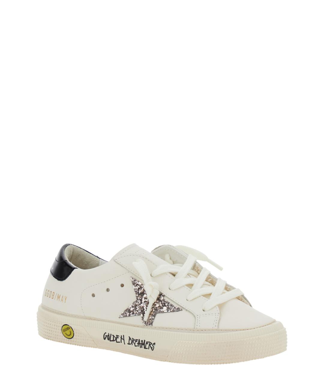 GOLDEN GOOSE Белые кожаные кеды, фото 2