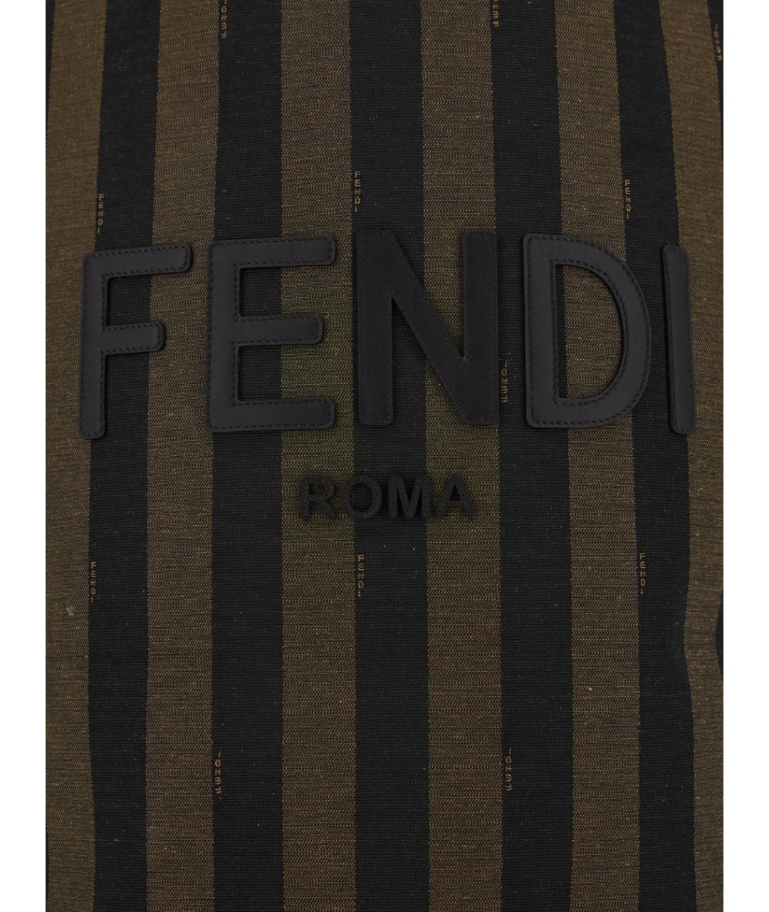 FENDI Коричневая сумка, фото 3