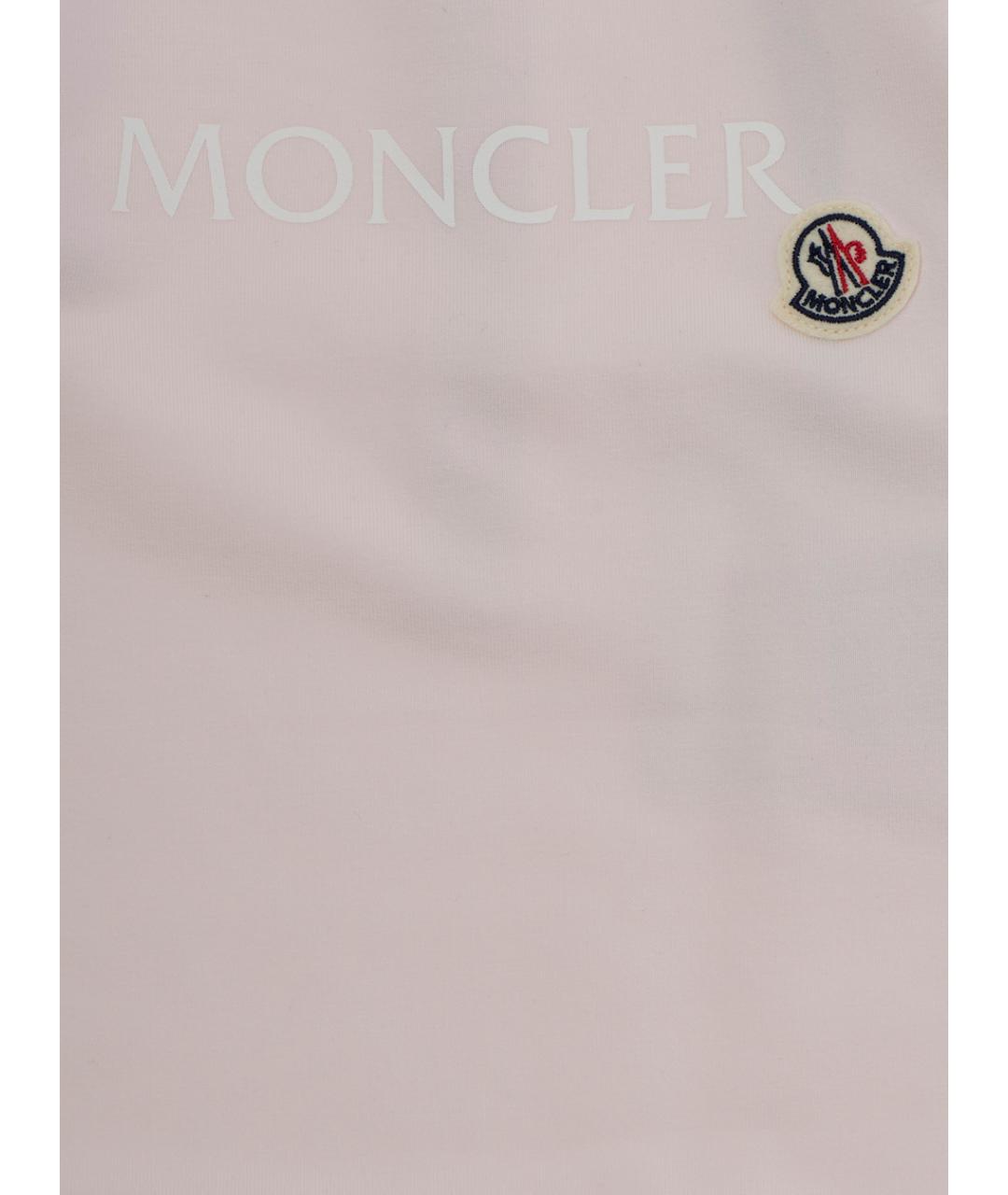 MONCLER KIDS Розовый комбинезон, фото 3