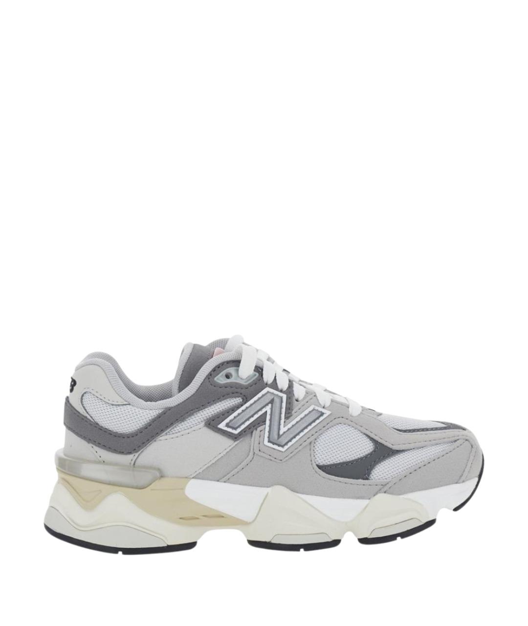 NEW BALANCE Серые синтетические кеды, фото 1