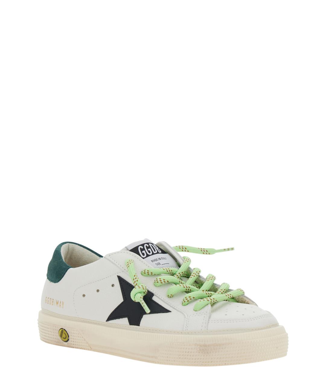 GOLDEN GOOSE Белые кожаные кеды, фото 2