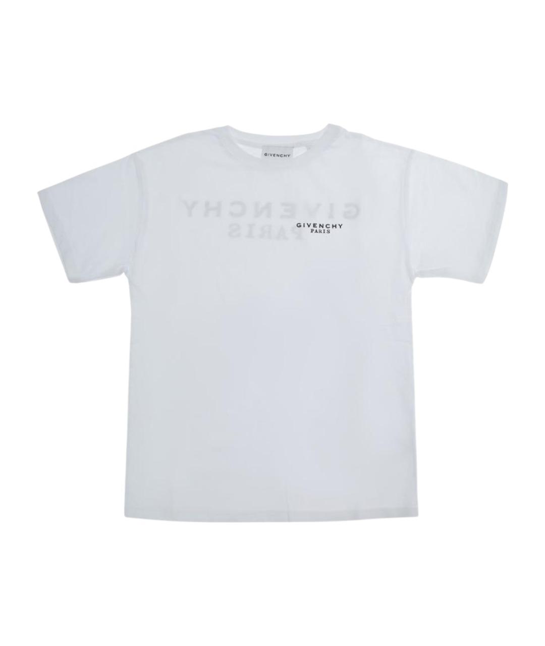 GIVENCHY Белая хлопковая детская футболка, фото 1