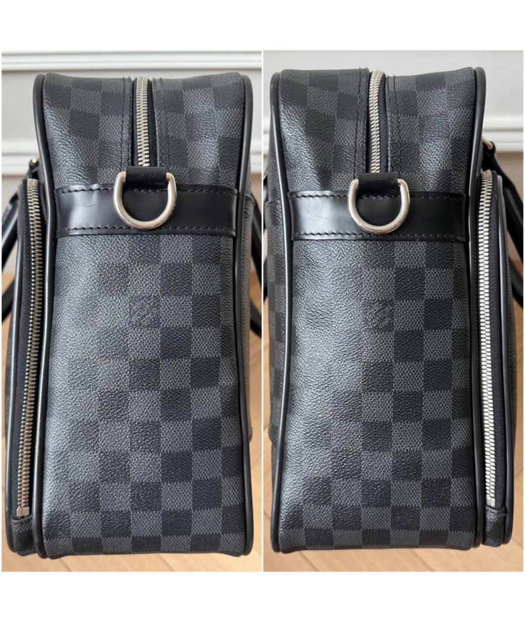 LOUIS VUITTON Черный портфель, фото 3