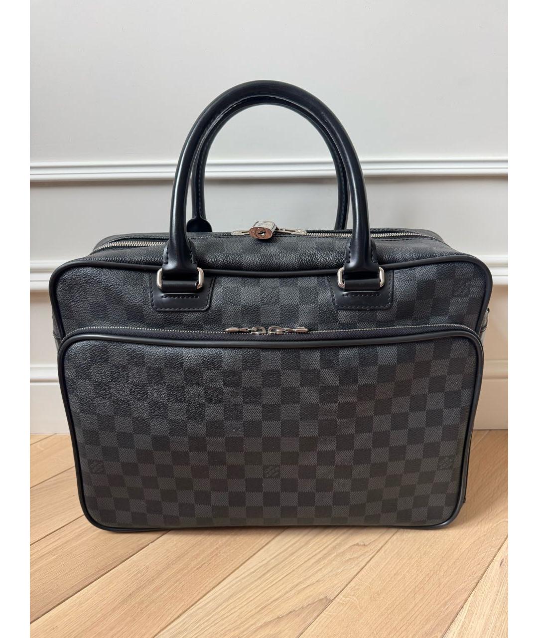 LOUIS VUITTON Черный портфель, фото 9