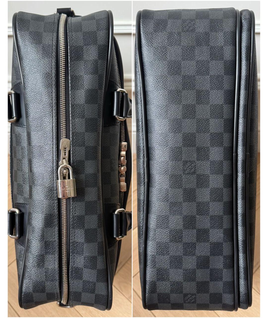 LOUIS VUITTON Черный портфель, фото 4