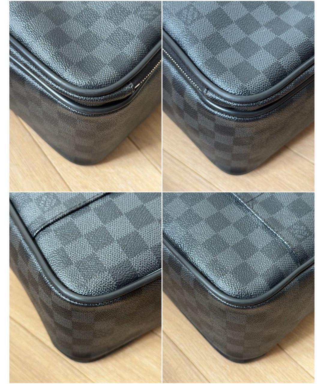 LOUIS VUITTON Черный портфель, фото 5