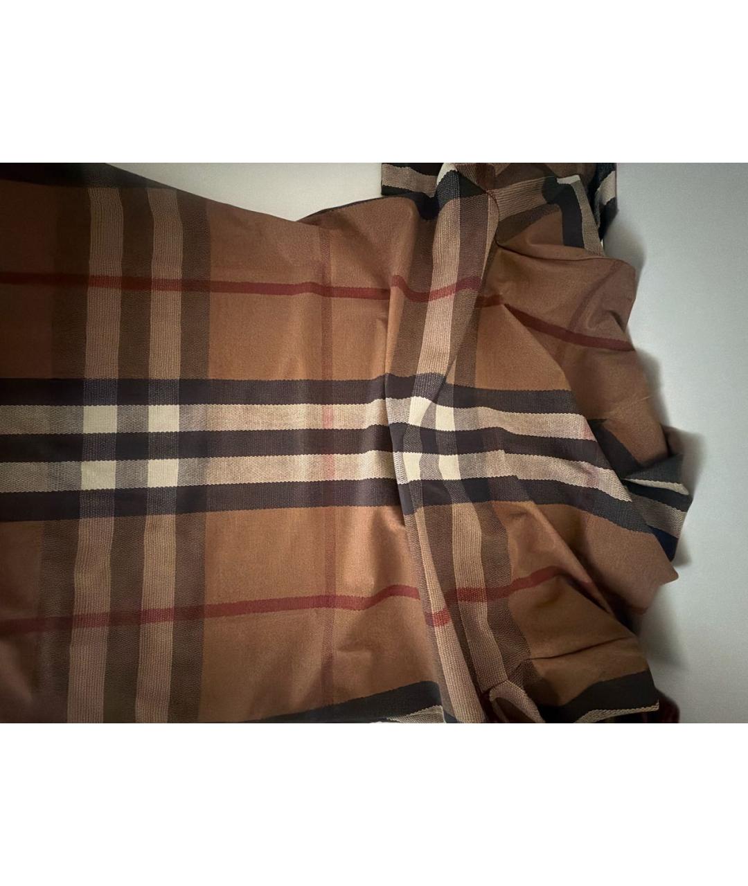 BURBERRY Коричневая полиэстеровая водолазка, фото 5
