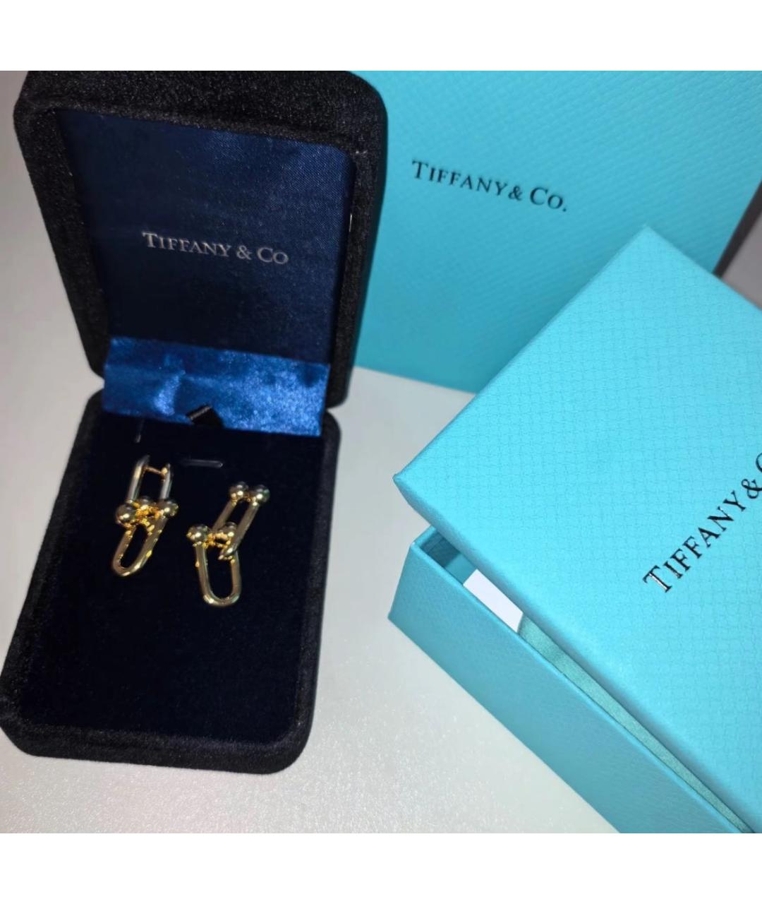 TIFFANY&CO Золотые серьги из желтого золота, фото 6