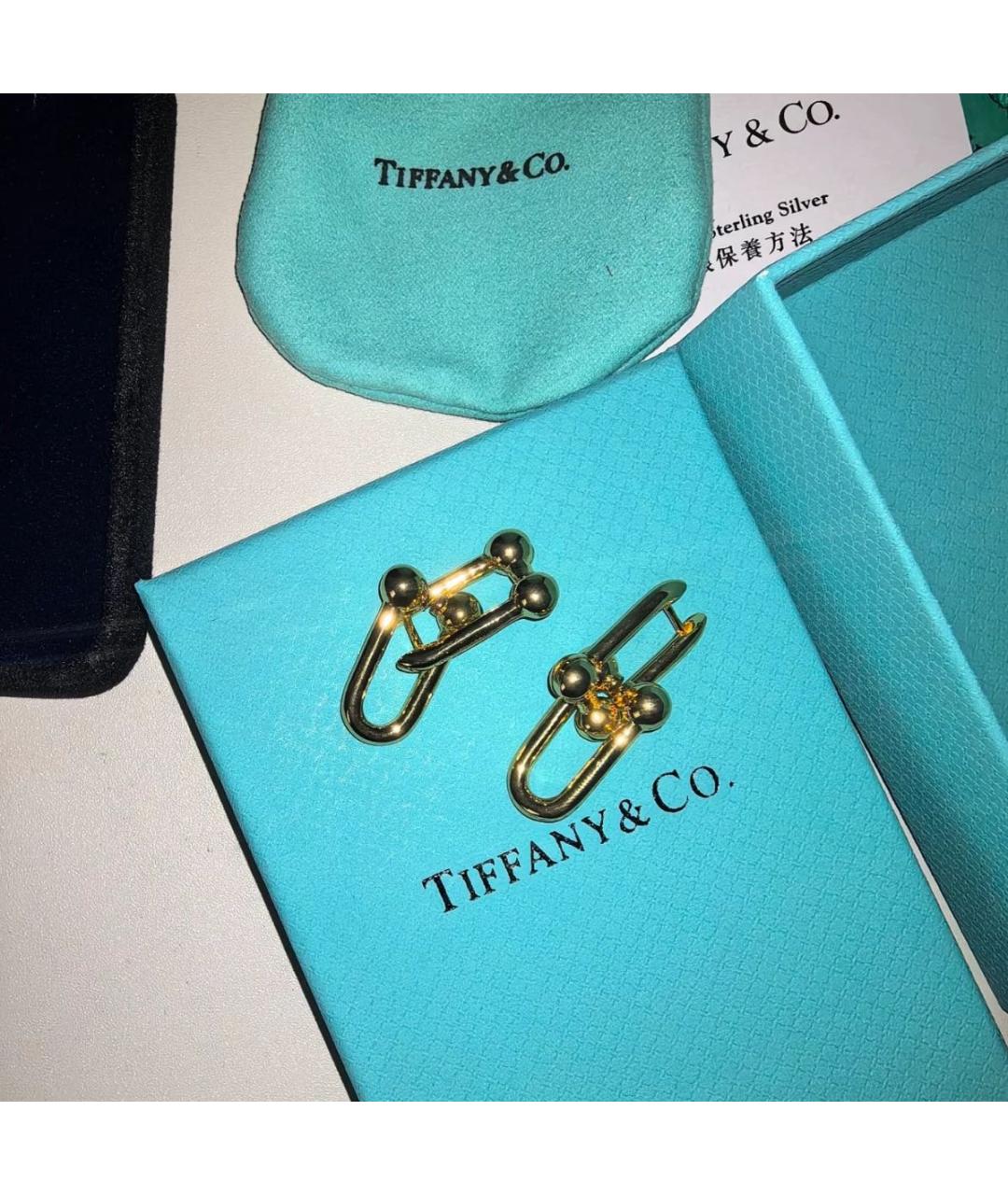TIFFANY&CO Золотые серьги из желтого золота, фото 4