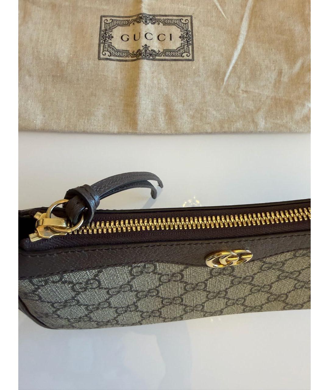 GUCCI Мульти кожаная сумка с короткими ручками, фото 3