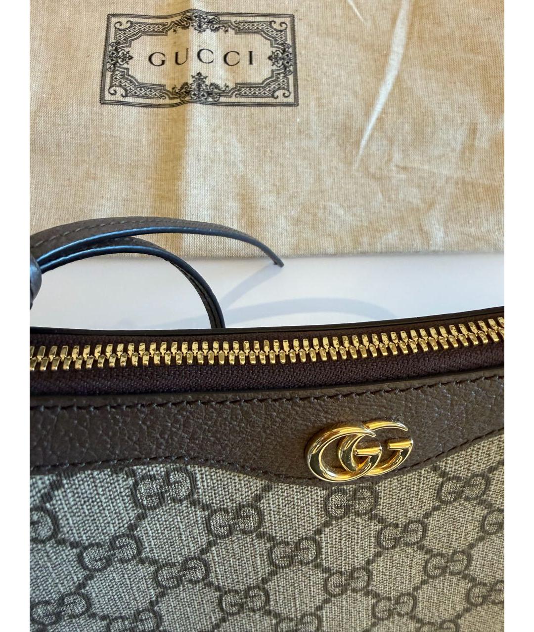 GUCCI Мульти кожаная сумка с короткими ручками, фото 7