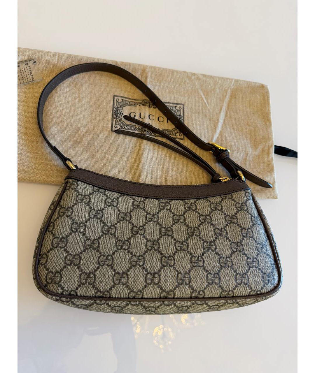 GUCCI Мульти кожаная сумка с короткими ручками, фото 2