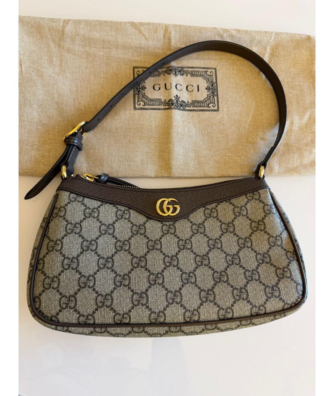 GUCCI Мульти кожаная сумка с короткими ручками, фото 9