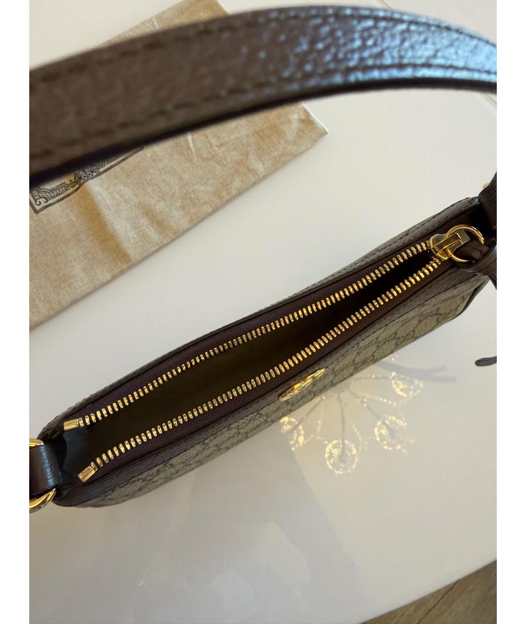 GUCCI Мульти кожаная сумка с короткими ручками, фото 8