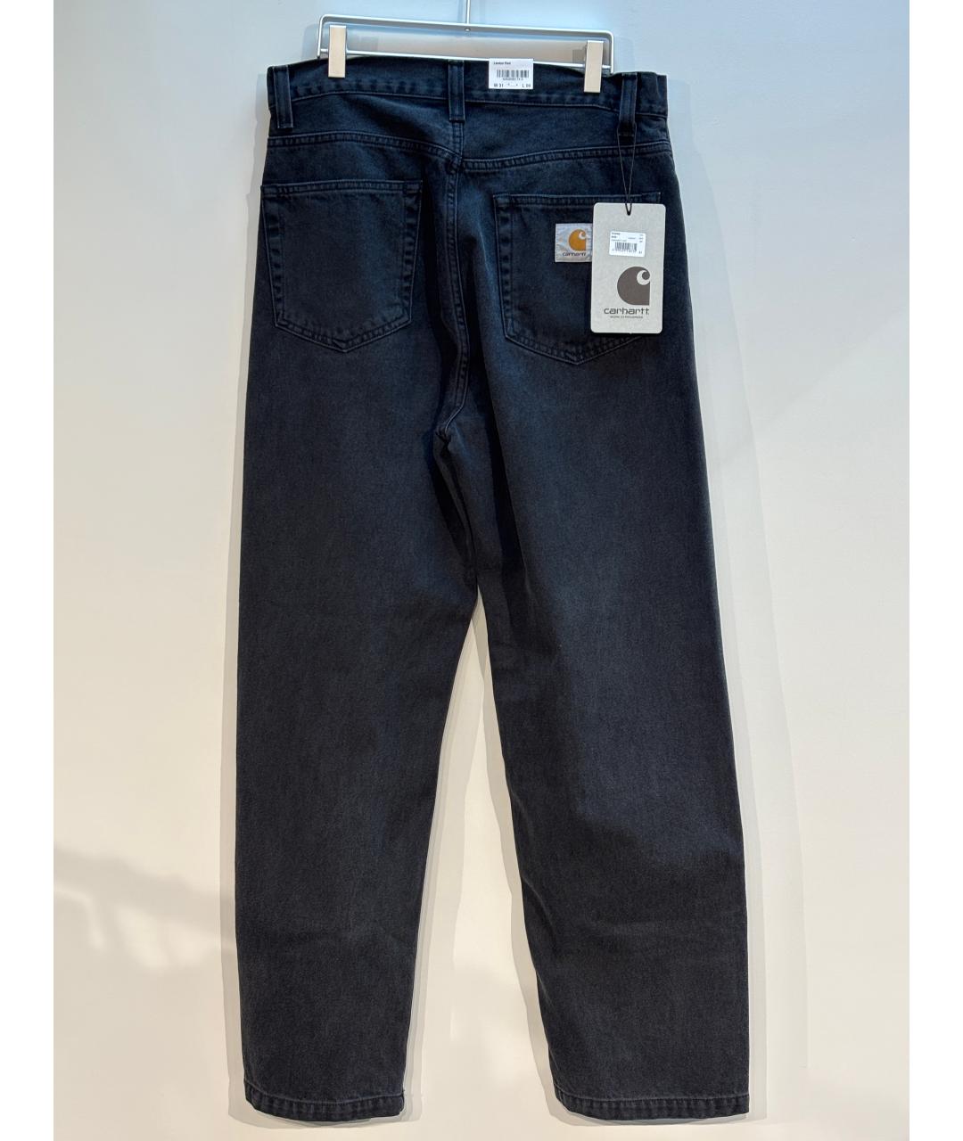 CARHARTT WIP Черные хлопковые джинсы, фото 6