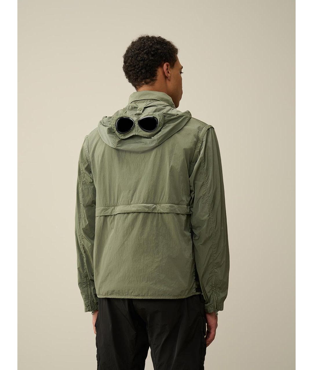 CP COMPANY Зеленая полиамидовая куртка, фото 3