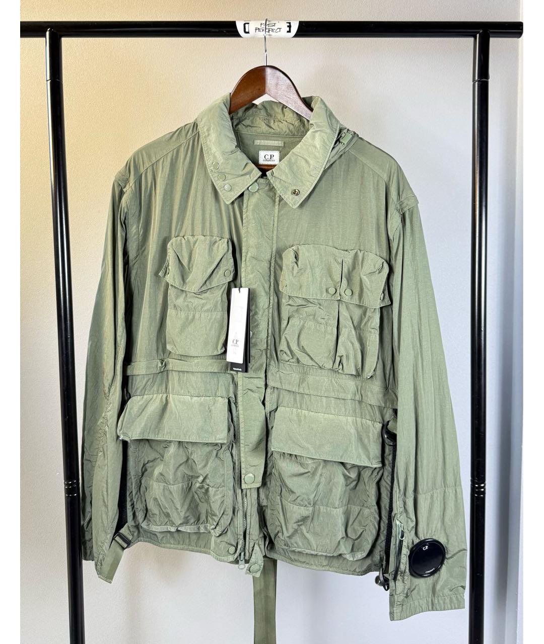 CP COMPANY Зеленая полиамидовая куртка, фото 7