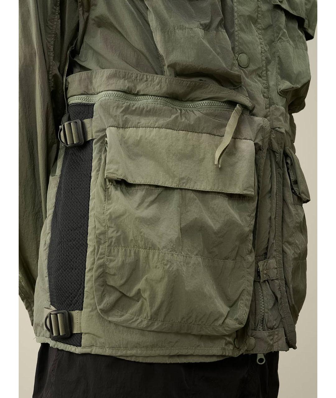 CP COMPANY Зеленая полиамидовая куртка, фото 4