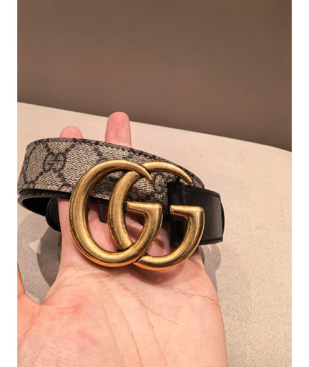 GUCCI Коричневый кожаный ремень, фото 5