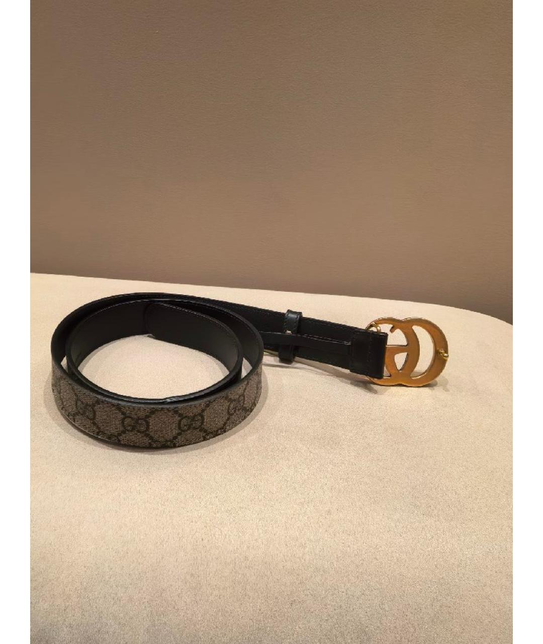 GUCCI Коричневый кожаный ремень, фото 2