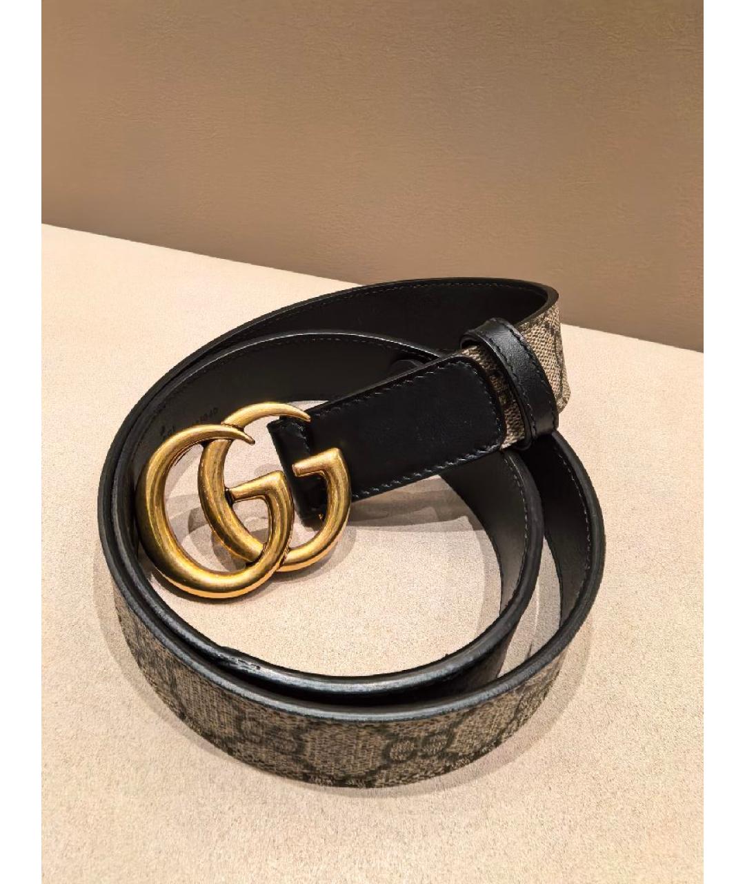 GUCCI Коричневый кожаный ремень, фото 7