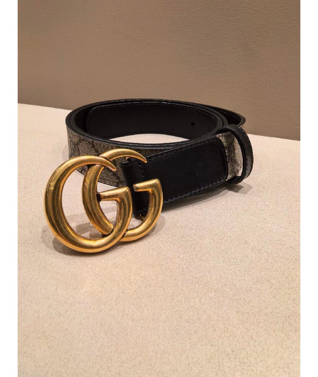 GUCCI Коричневый кожаный ремень, фото 6