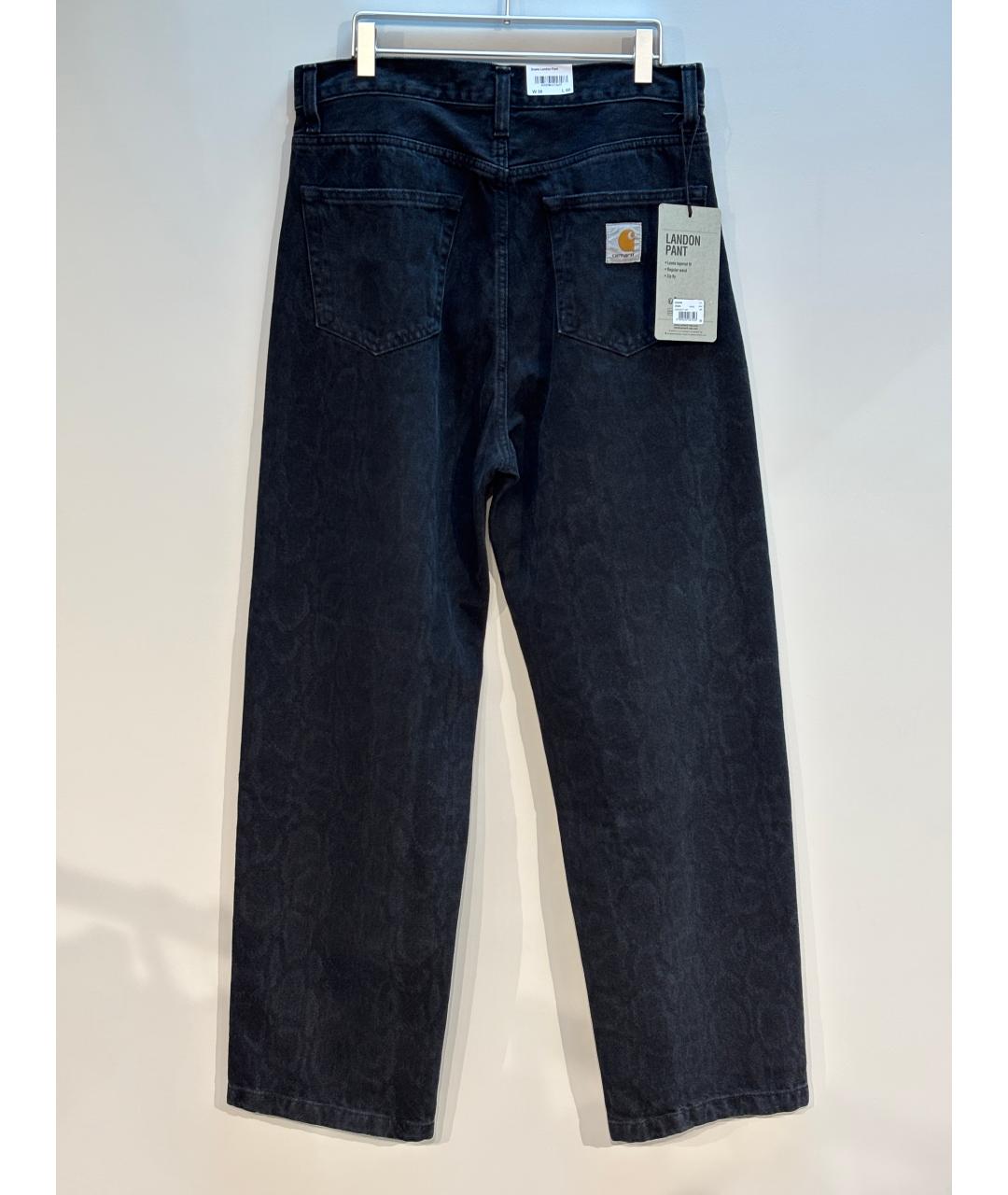CARHARTT WIP Черные хлопковые джинсы, фото 7