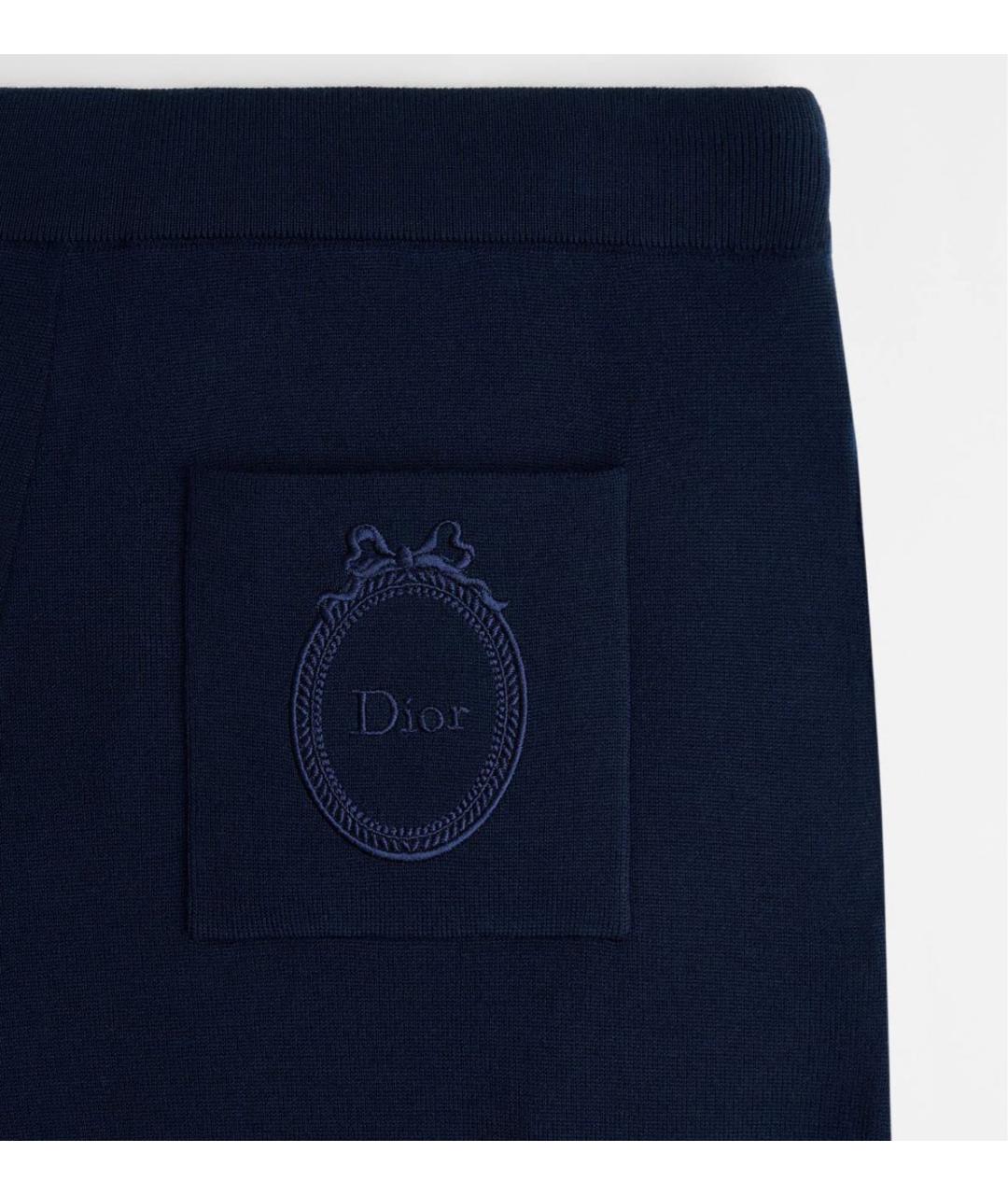 CHRISTIAN DIOR Темно-синий шерстяной спортивные костюмы, фото 4