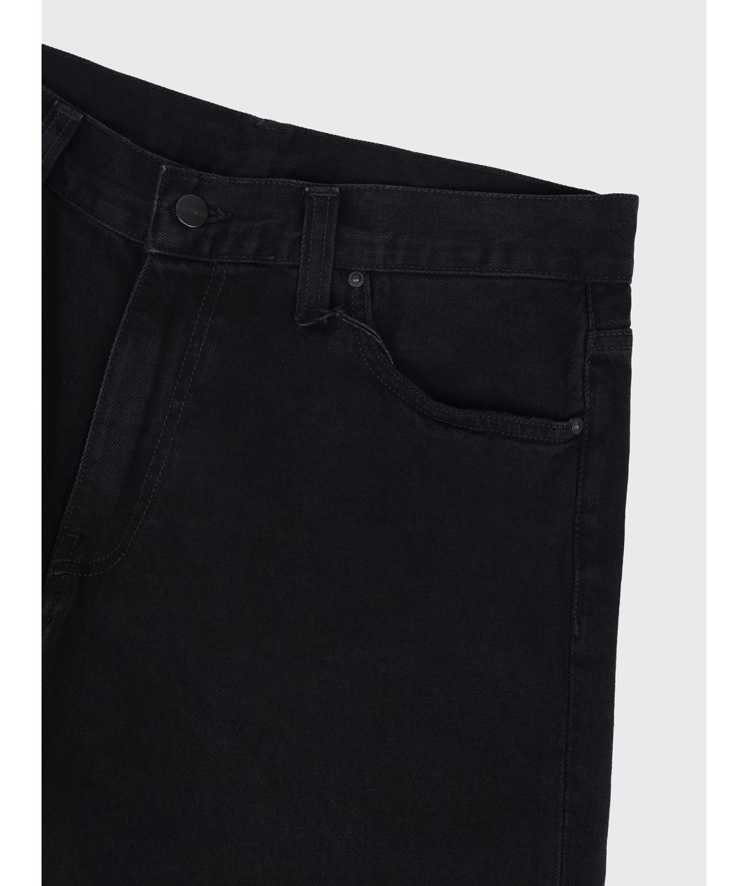 CARHARTT WIP Черные хлопковые прямые джинсы, фото 3