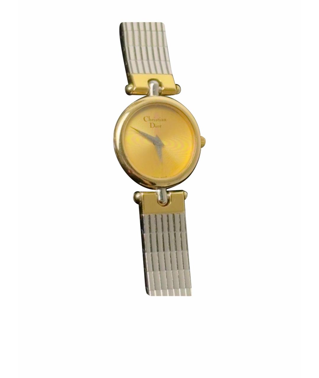 CHRISTIAN DIOR Золотые стальные часы, фото 1