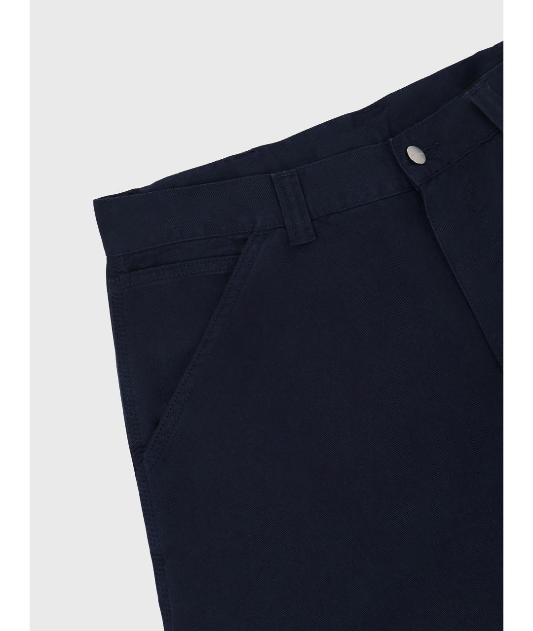 CARHARTT WIP Темно-синие хлопковые повседневные брюки, фото 4