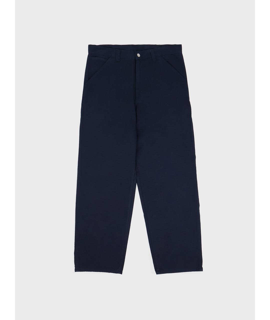 CARHARTT WIP Темно-синие хлопковые повседневные брюки, фото 5
